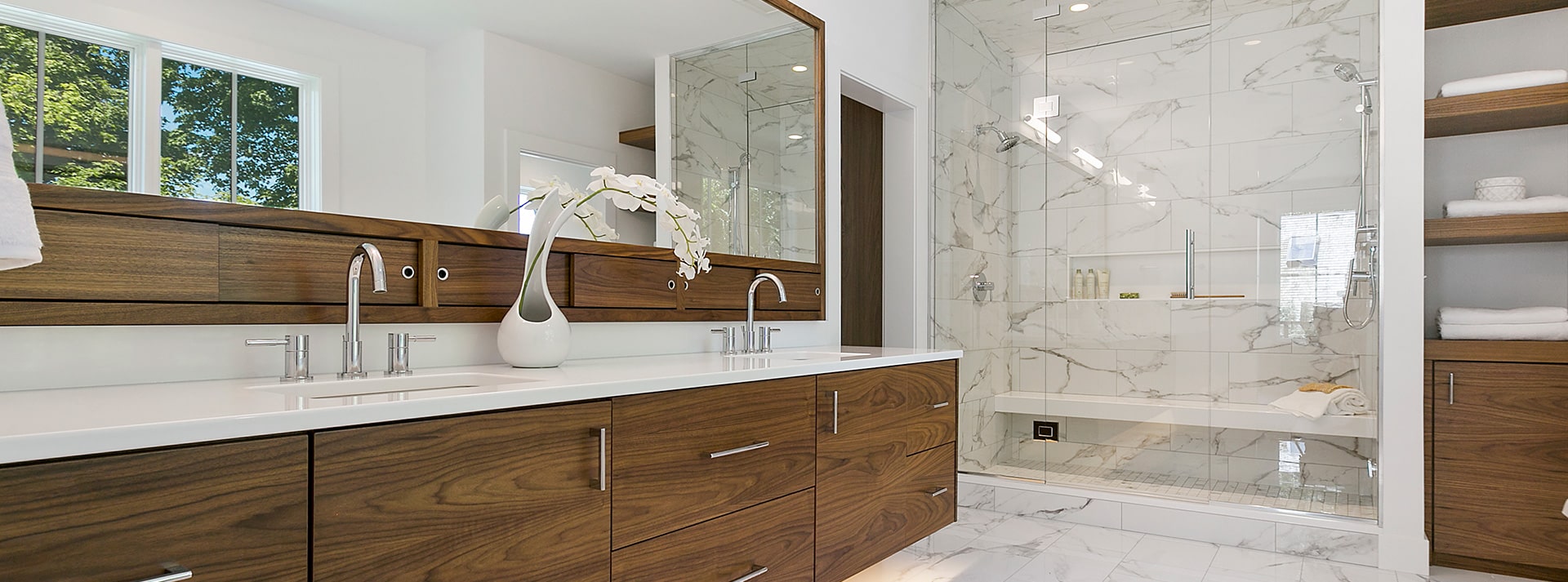 modern bathroom at the island west bay