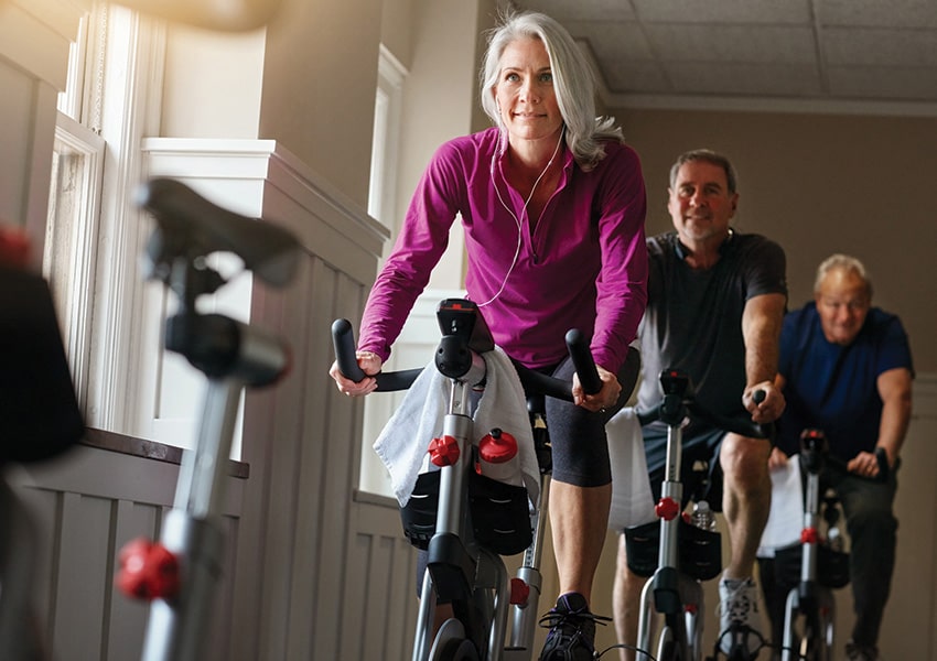 spin class at the islands