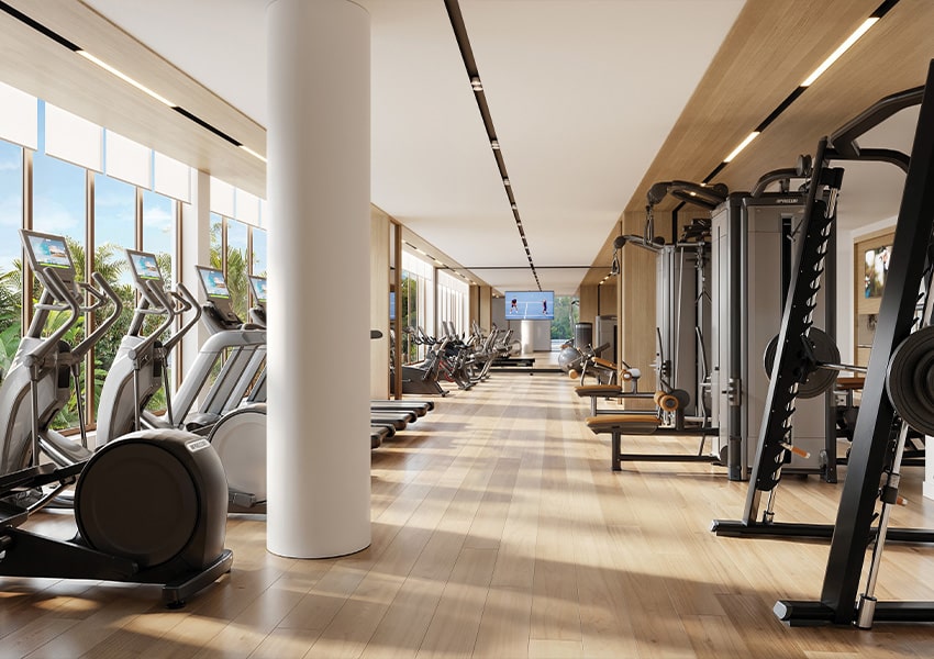 Fitness Center Rendering