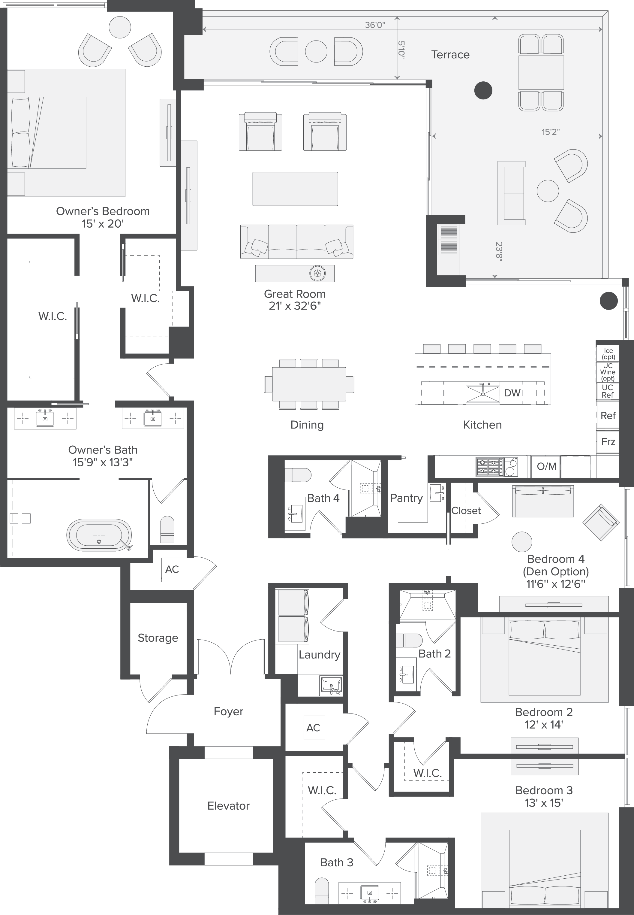 Penthouse 02 - Floorplan Image