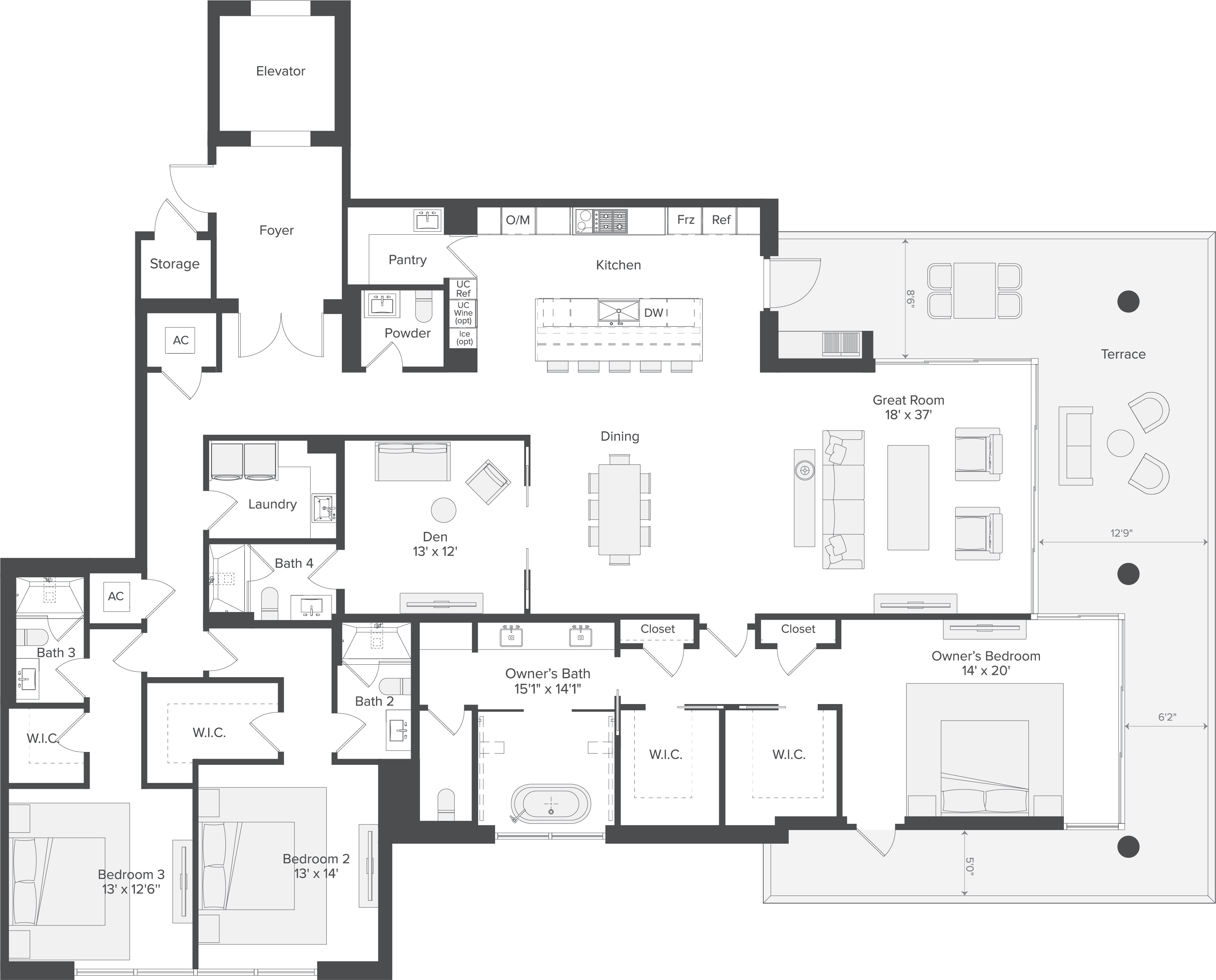 Penthouse 03 - Floorplan Image