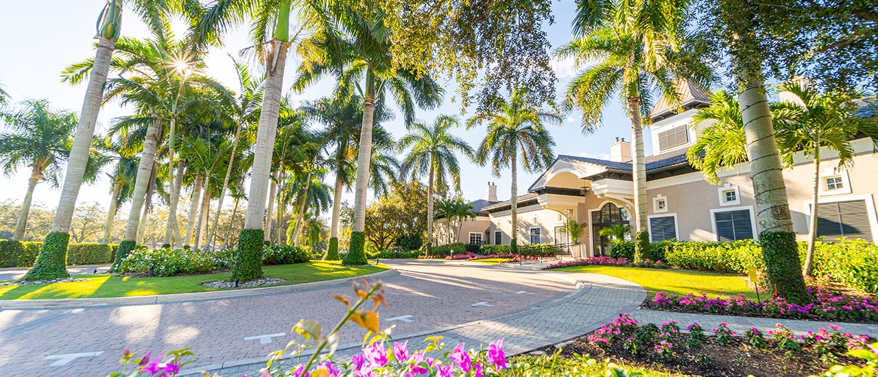 Entrance West Bay Clubhouse