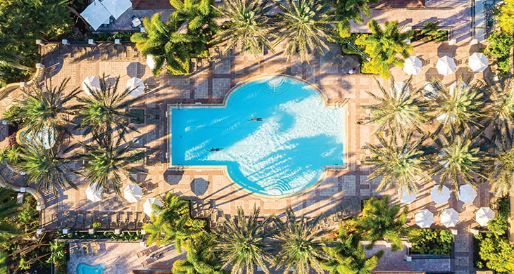 Pool Deck at the West Bay Club