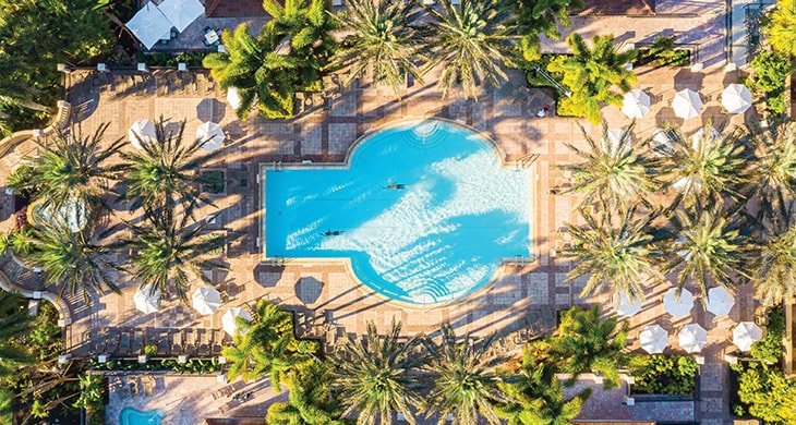 Aerial of pool - Luxury Condominium