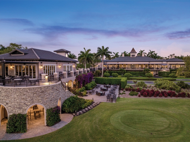 aerial of clubhouse