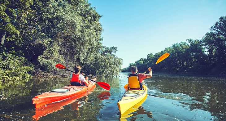 Kayak all the time when you are moving to Florida