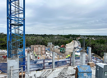 FIRST FLOOR ARRIVAL AND AMENITY LEVEL REACHED – Vertical Construction Continues to Rise Above Estero Bay