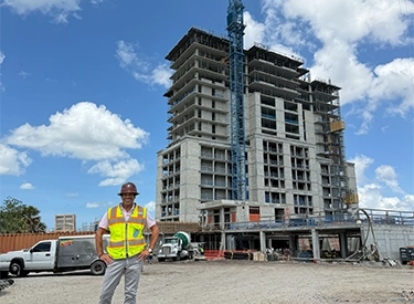 The Island at West Bay Club Is Rising: Construction Reaches the 17th Floor