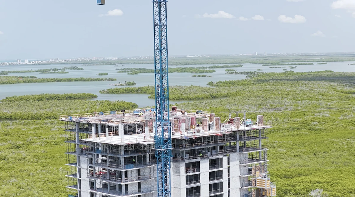 Construction Progress at The Island at West Bay