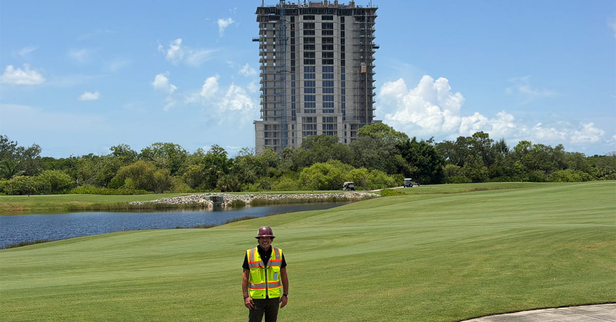 The Island at West Bay Club Reaches Floor 24 as Interior Construction Advances